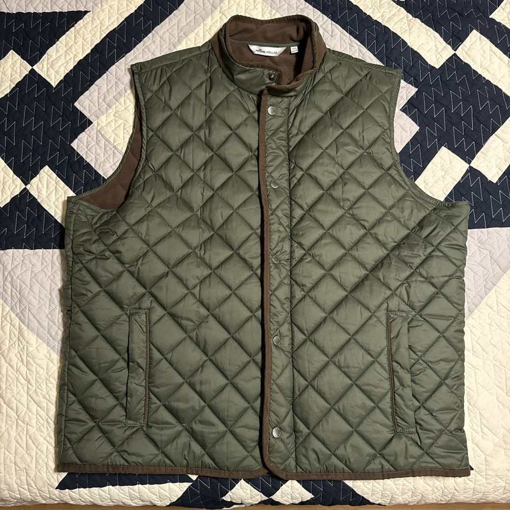 Peter Millar Essex Quilted Travel Vest, XXL
